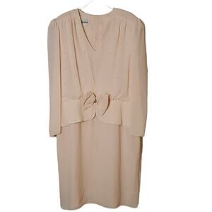 Patra Vintage Peach Formal Dress